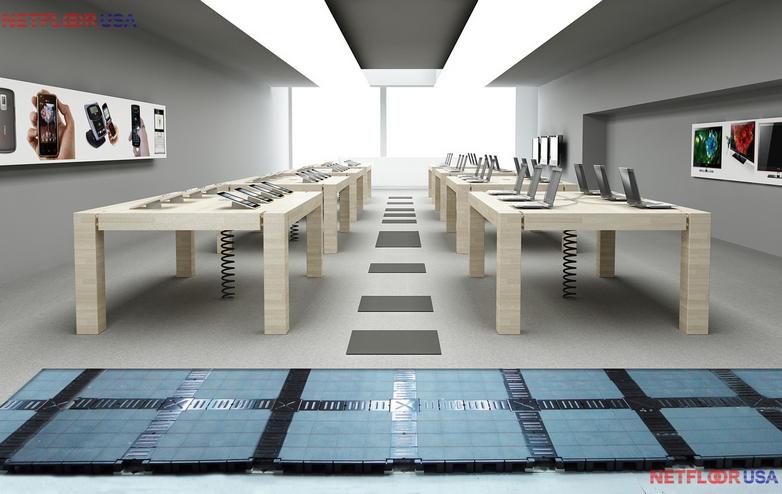 Netfloor USA ECO Cable Management Floor